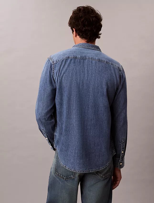 Chemise classique en Denim à boutons Chemise classique en Denim à boutons