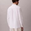 Chemise classique en lin et coton à col boutonné Chemise classique en lin et coton à col boutonné