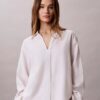 Chemise classique en mélange de lin Chemise classique en mélange de lin