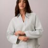 Chemise classique en mélange de lin Chemise classique en mélange de lin