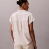 Chemise classique à manches courtes en mélange de lin Chemise classique à manches courtes en mélange de lin