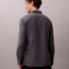 Chemise classique unie en mélange de lin Chemise classique unie en mélange de lin