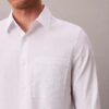 Chemise classique unie en seersucker Chemise classique unie en seersucker