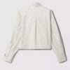 Chemise courte boutonnée en popeline Chemise courte boutonnée en popeline
