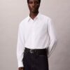 Chemise décontractée en coton et soie Chemise décontractée en coton et soie