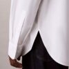 Chemise décontractée en coton et soie Chemise décontractée en coton et soie