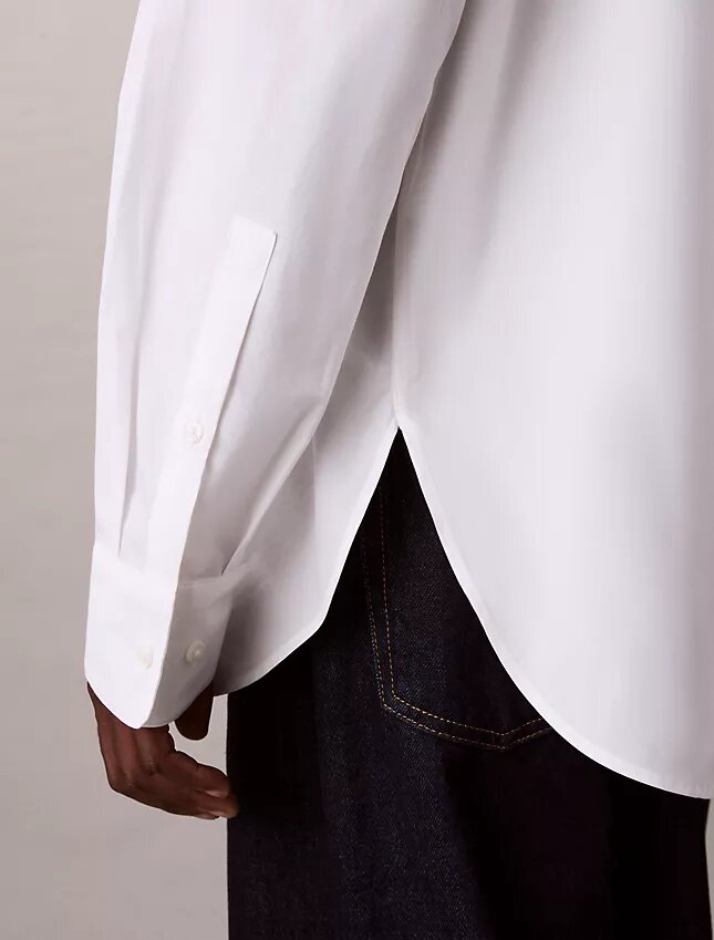 Chemise décontractée en coton et soie Chemise décontractée en coton et soie