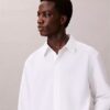 Chemise décontractée en coton et soie Chemise décontractée en coton et soie