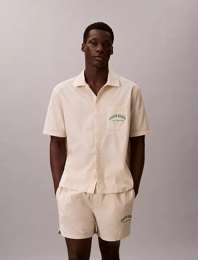 Chemise de nuit classique en popeline de coton Heritage Chemise de nuit classique en popeline de coton Heritage