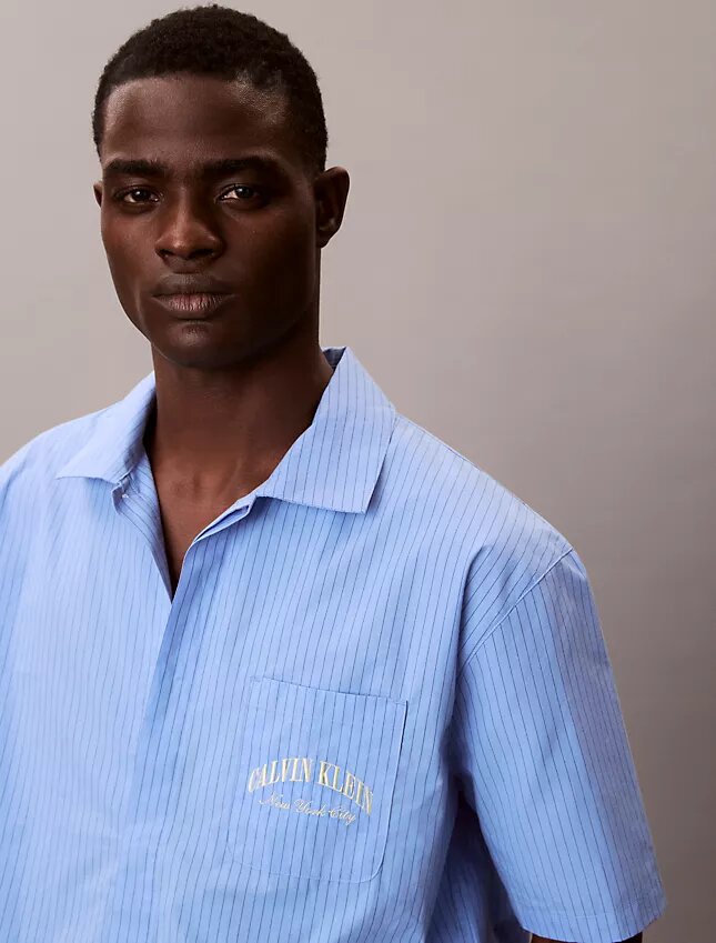 Chemise de nuit classique en popeline de coton Heritage Chemise de nuit classique en popeline de coton Heritage