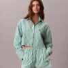 Chemise de nuit courte en popeline de coton Chemise de nuit courte en popeline de coton