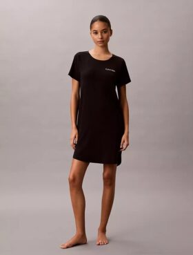 Chemise de nuit en mélange de viscose et de coton