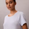 Chemise de nuit en mélange de viscose et de coton Chemise de nuit en mélange de viscose et de coton