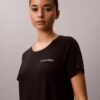 Chemise de nuit en mélange de viscose et de coton Chemise de nuit en mélange de viscose et de coton