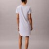 Chemise de nuit en mélange de viscose et de coton Chemise de nuit en mélange de viscose et de coton