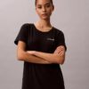 Chemise de nuit en mélange de viscose et de coton Chemise de nuit en mélange de viscose et de coton