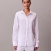 Chemise de nuit en popeline de coton pour la Saint-Valentin Chemise de nuit en popeline de coton pour la Saint-Valentin
