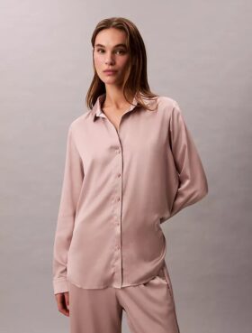 Chemise de nuit satinée