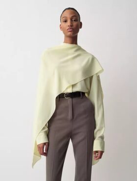 Chemise drapée Kiki