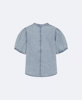 Chemise en denim à boutons pour filles