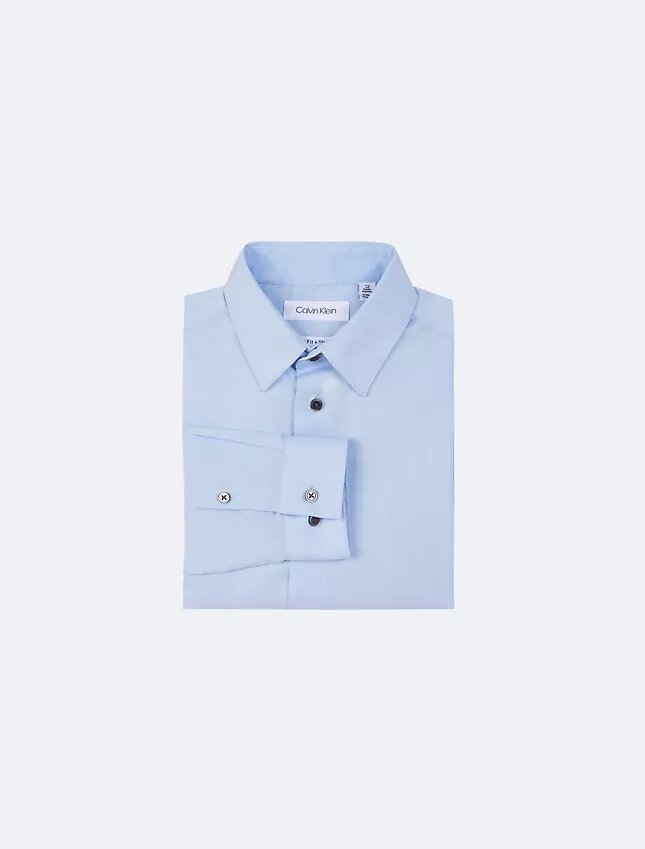 Chemise en popeline à boutons pour garçons Chemise en popeline à boutons pour garçons