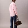 Chemise oversize en popeline de coton boutonnée Chemise oversize en popeline de coton boutonnée