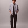Chemise Oxford classique unie à boutons Chemise Oxford classique unie à boutons