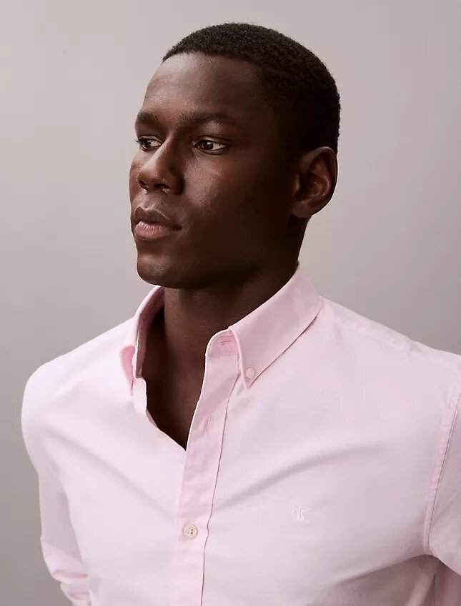 Chemise Oxford classique unie à boutons Chemise Oxford classique unie à boutons