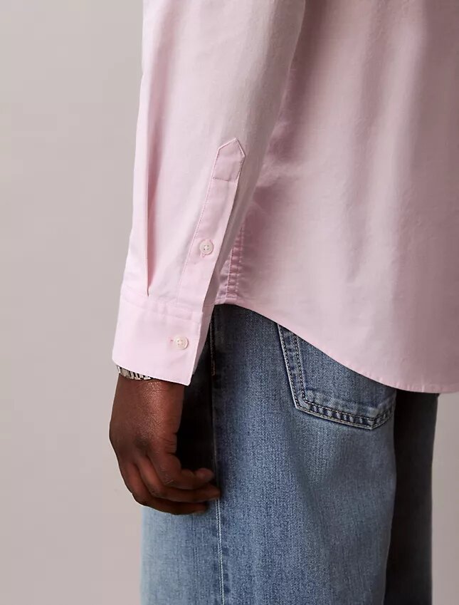 Chemise Oxford classique unie à boutons Chemise Oxford classique unie à boutons