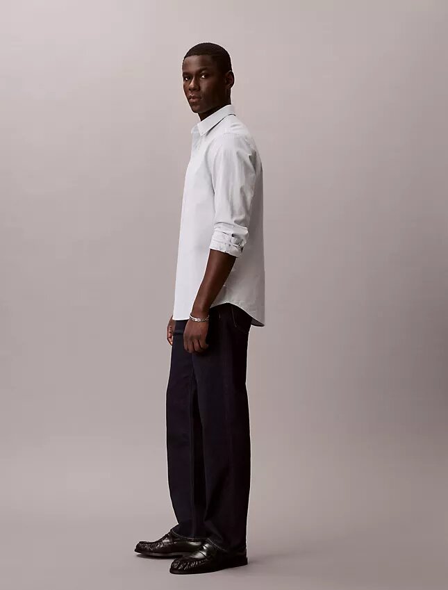 Chemise Oxford classique unie à boutons Chemise Oxford classique unie à boutons