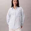 Chemise à pattes de boutonnage en double gaze Chemise à pattes de boutonnage en double gaze