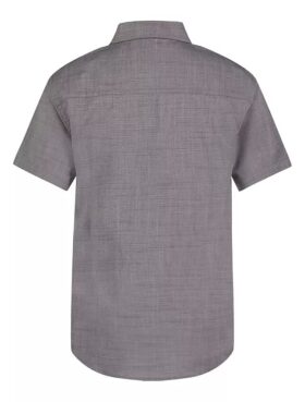 Chemise à rayures à manches courtes et boutons pour garçons