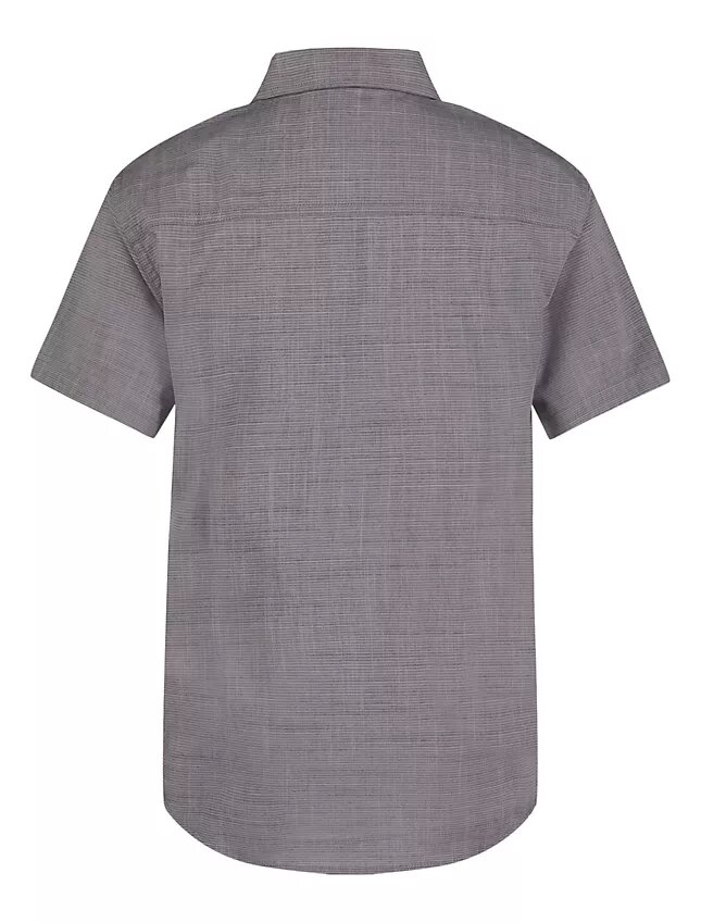 Chemise à rayures à manches courtes et boutons pour garçons Chemise à rayures à manches courtes et boutons pour garçons