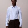 Chemise slim boutonnée en Cotton Stretch à carreaux vichy Chemise slim boutonnée en Cotton Stretch à carreaux vichy