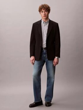 Chemise slim boutonnée en Cotton Stretch à carreaux vichy