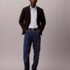 Chemise slim boutonnée en Cotton Stretch à rayures Chemise slim boutonnée en Cotton Stretch à rayures