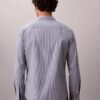 Chemise slim boutonnée en Cotton Stretch à rayures Chemise slim boutonnée en Cotton Stretch à rayures