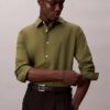 Chemise slim boutonnée en popeline de coton Cotton Stretch Chemise slim boutonnée en popeline de coton Cotton Stretch