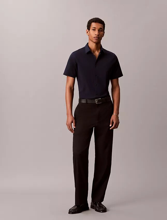 Chemise slim en coton Stretch à boutons Chemise slim en coton Stretch à boutons