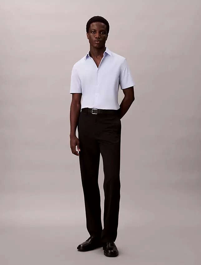 Chemise slim en coton Stretch à boutons Chemise slim en coton Stretch à boutons
