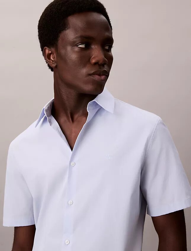 Chemise slim en coton Stretch à boutons Chemise slim en coton Stretch à boutons