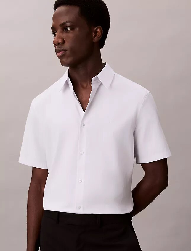 Chemise slim en coton Stretch à boutons Chemise slim en coton Stretch à boutons