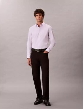 Chemise slim en coton Stretch Supima