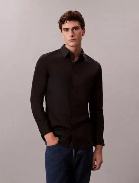 Chemise slim en coton Stretch Supima