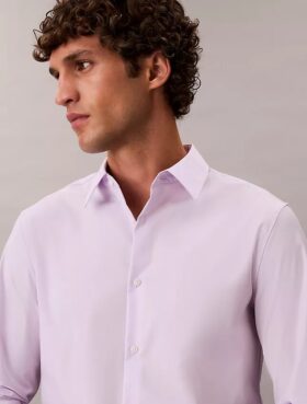 Chemise slim en coton Stretch Supima