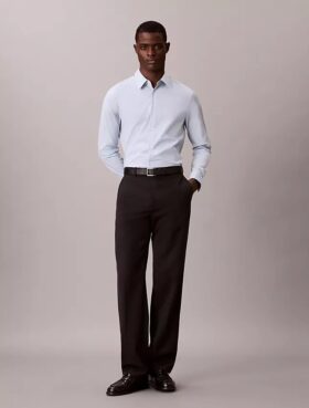 Chemise slim en coton Stretch Supima
