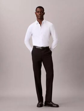 Chemise slim en coton Stretch Supima