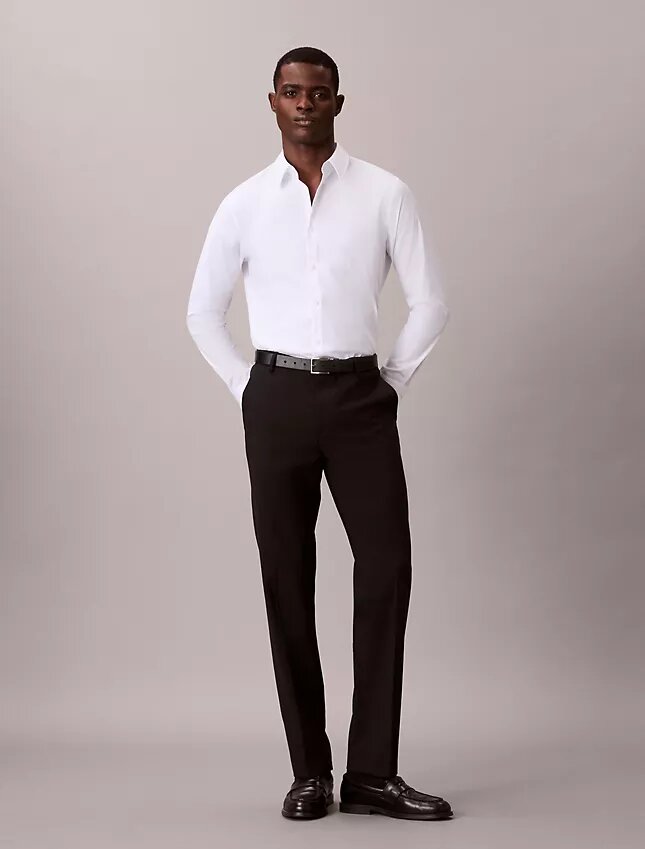 Chemise slim en coton Stretch Supima Chemise slim en coton Stretch Supima