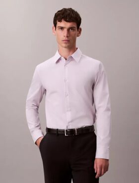Chemise slim en coton Stretch Supima