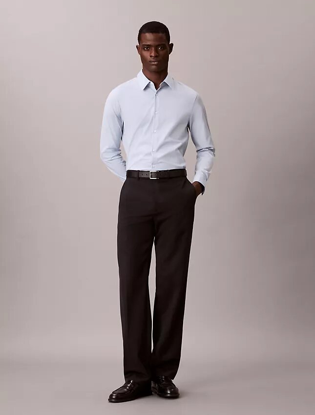Chemise slim en coton Stretch Supima Chemise slim en coton Stretch Supima